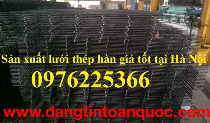 Lưới thép hàn D6A200x200,lưới đổ sàn bê tông