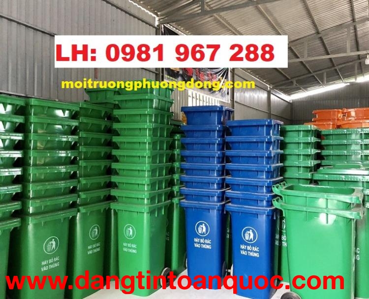 cung cấp thùng rác nhựa 240 lít giá rẻ