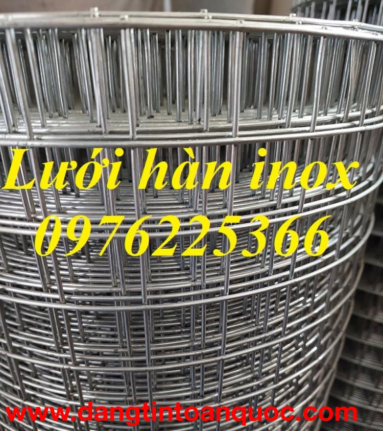 Báo giá lưới hàn inox D2A25x25,lưới hàn inox chính hãng giá rẻ 