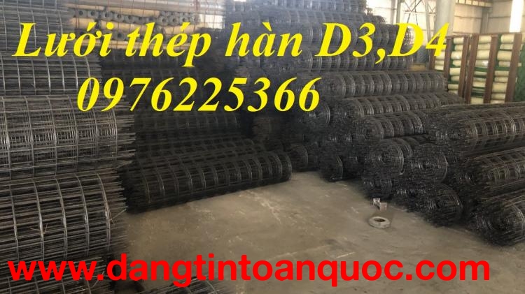 Lưới thép hàn D3A100x100,D4A100x100,lưới thép hàn đổ sàn giá rẻ 