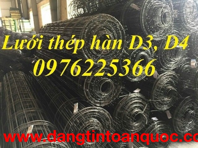 Lưới thép hàn D4a100mm,D4a150mm,D4a200mm