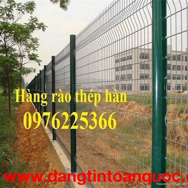 Hàng rào lưới thép mạ kẽm ,hàng rào sơn tĩnh điện 