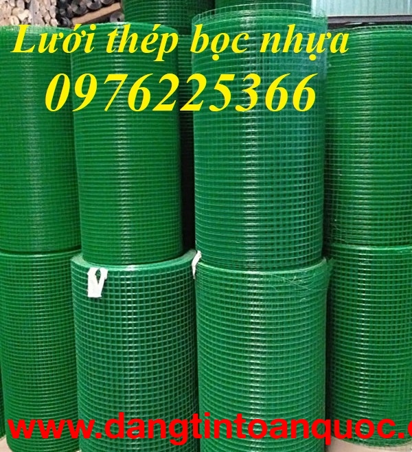 Lưới kẽm bọc nhựa ô 10x10,15x15,20x20,25x25...