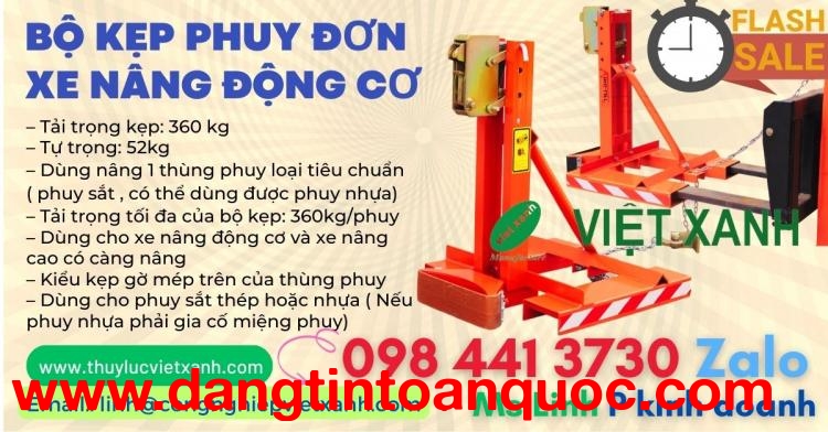 Bô kẹp phuy cho xe nâng đông cơ 