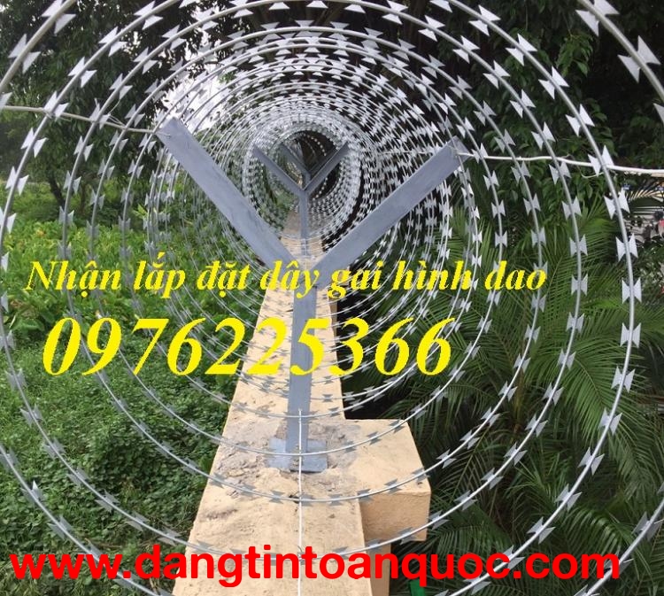 Địa chỉ bán dây thép gai hình dao,kẽm gai hình dao giá rẻ