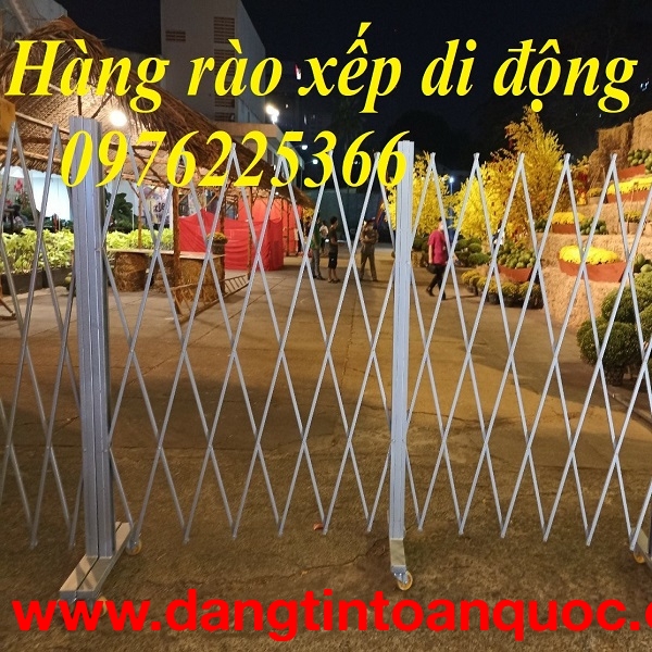 Hàng rào xếp sắt, hàng rào xếp di động 