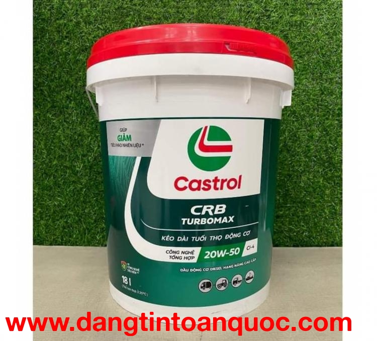 Dầu nhớt động cơ Castrol CRB Turbomax 20W50 Ci4 chíng hãng, giá tốt tại Hóc Môn, TPHCM.