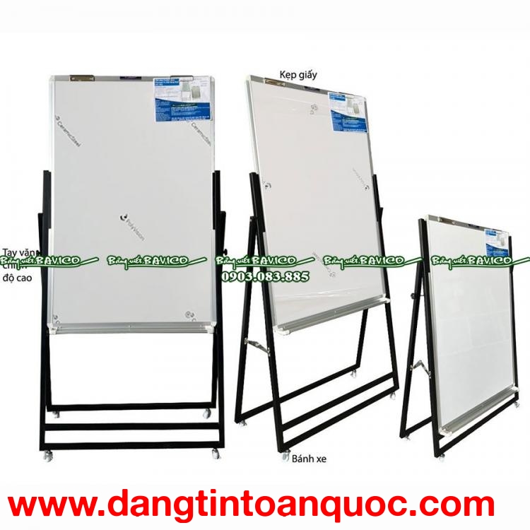 Bảng flipchart A0 viết bút lông từ ceramic của Bỉ