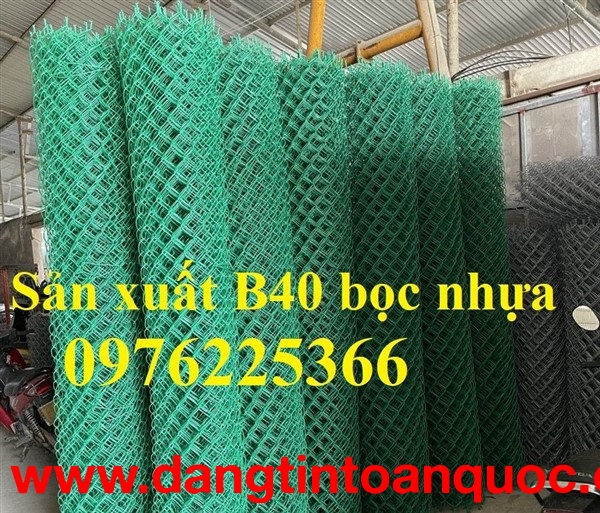 Lưới thép b40 bọc nhựa khổ 1.5m