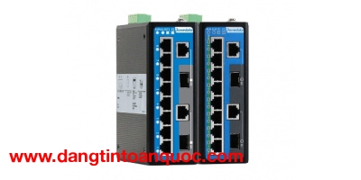 IES6210-8T2GC-2P48: switch công nghiệp 2 cổng combo gigabit, 8 cổng ethernet 100m