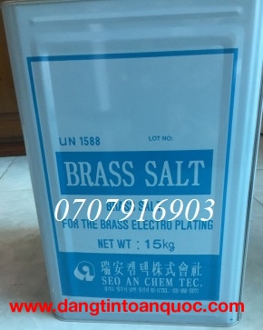 Muối brass, Brass Salt, phụ gia hoá chất xi mạ