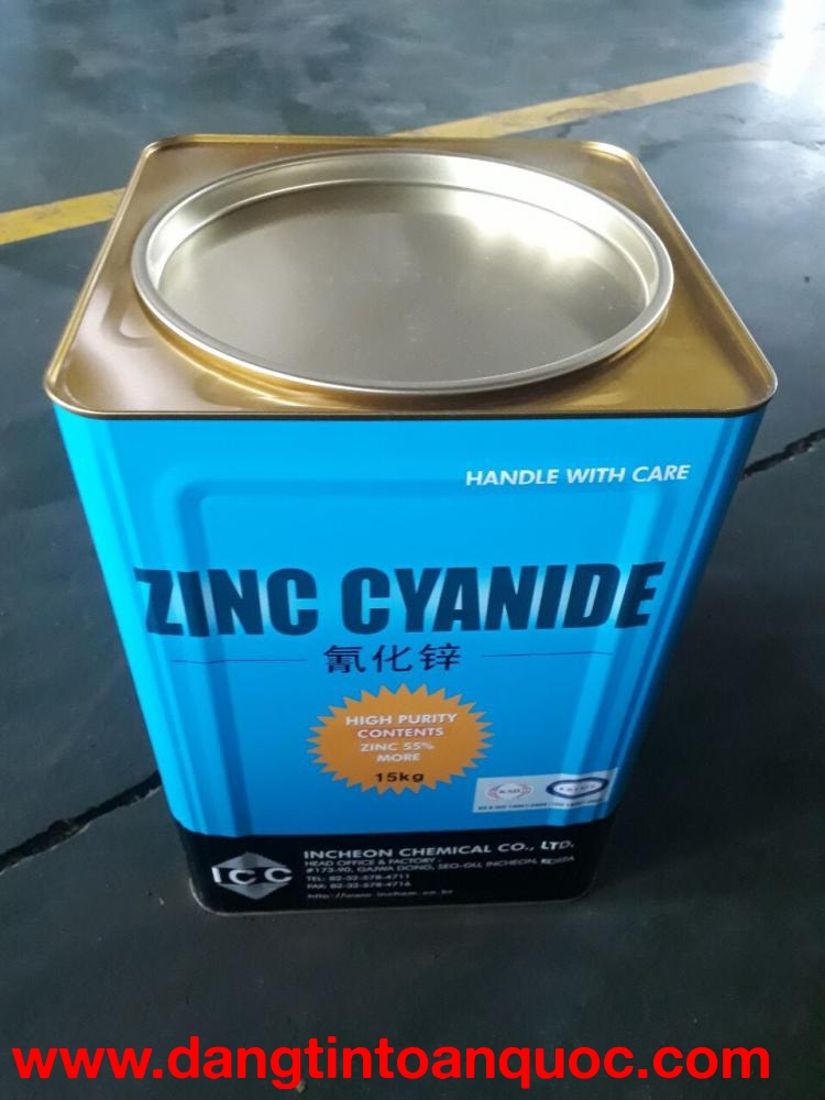 Zinc Cyanide, Zn(CN)2, kẽm cyanide, phụ gia xi mạ kẽm