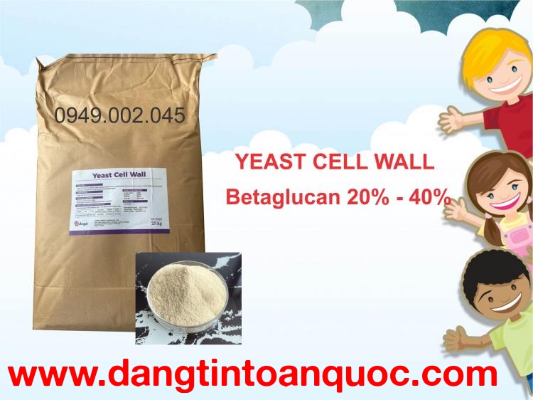 Yeast Cell Wall - Betaglucan tăng cường miễn dịch tôm cá