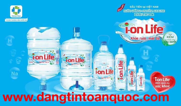 Nước uống cao cấp Ionlife bình 19L tại Vũng Tàu