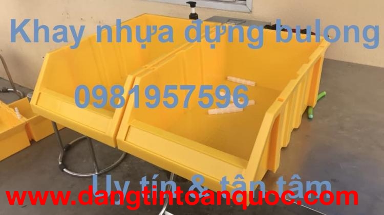 Khay nhựa đựng bulong, khay đựng linh kiện phụ tùng, khay nhựa đựng ốc vít