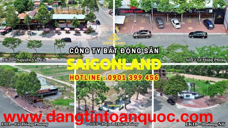 Saigonland - Cần bán nhanh nền Biệt Thự Vườn  sổ sẵn tại dự án Hud Nhơn Trạch Đồng Nai diện tích 285