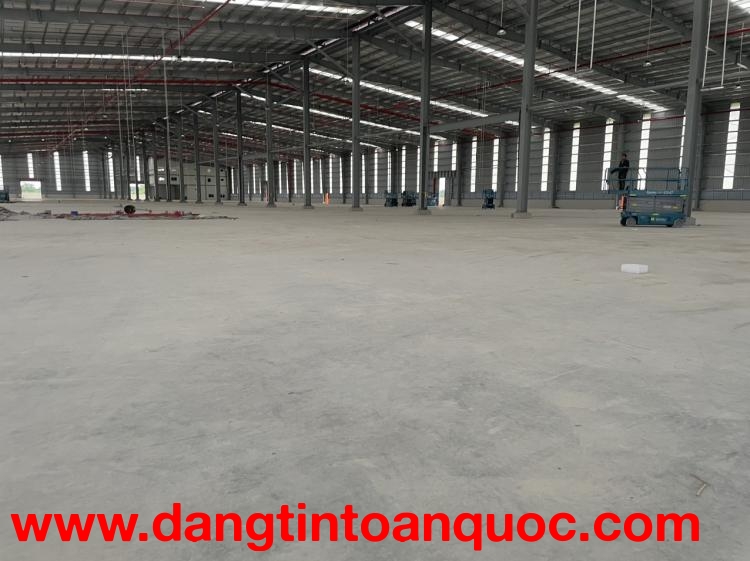 Cho thuê xưởng 6.000m2 khu CN Nam Sơn – Hạp Lĩnh, PCCC tự động.