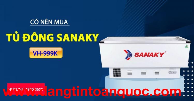 Với nên mua tủ đông Sanaky VH-999K