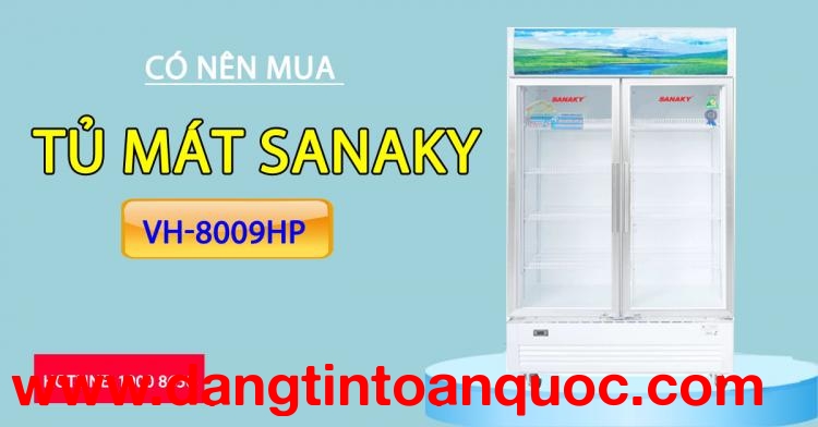 Với nên tậu tủ mát Sanaky VH-8009HP
