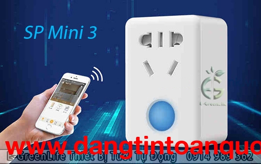 Ổ Cắm Thông Minh Điều Khiển Các Thiết Bị Điện Từ Xa Qua Wifi Broadlink SP Mini 3