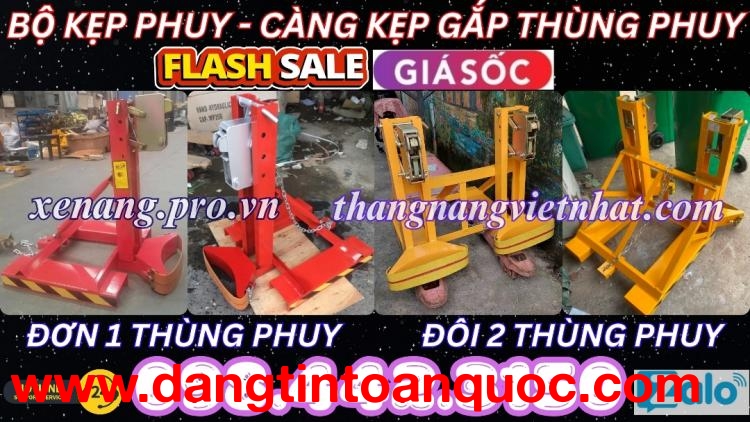 Bộ kẹp phuy đơn và đôi