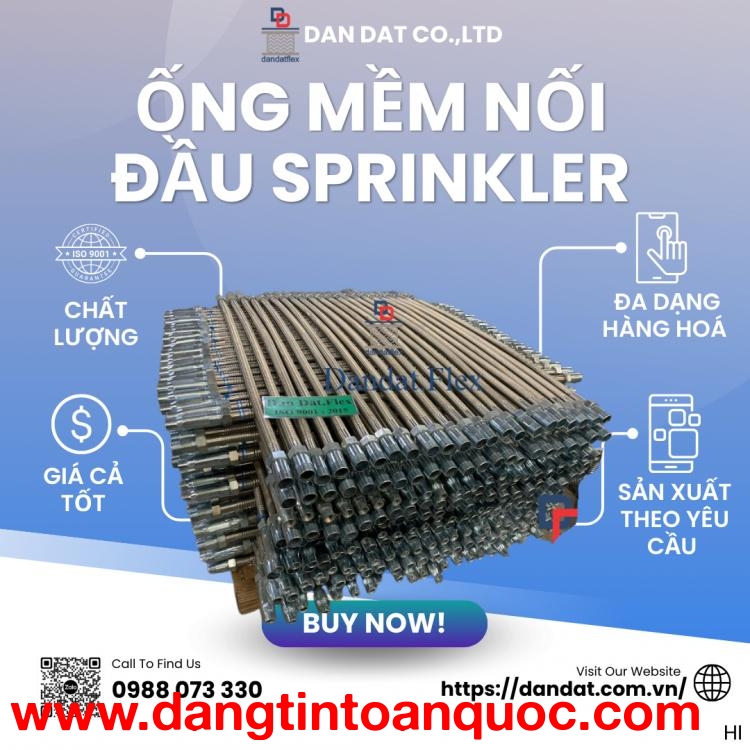 Cập Nhật Giá Ống Mềm Sprinkler: Đầu Tư Hợp Lý Cho Hệ Thống Phòng Cháy