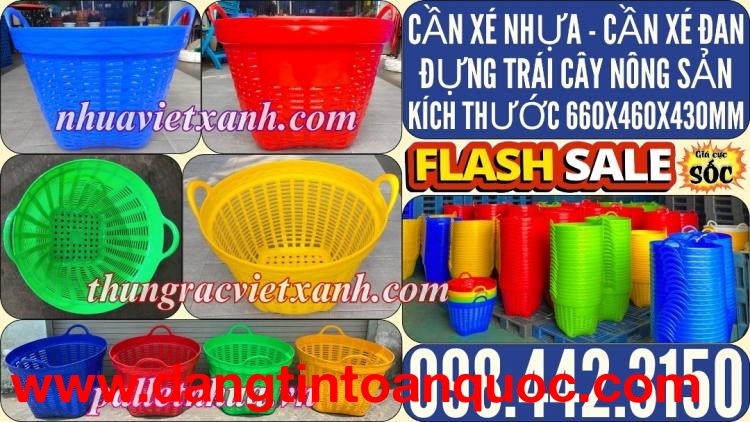 Cần xé nhựa đựng trái cây nông sản