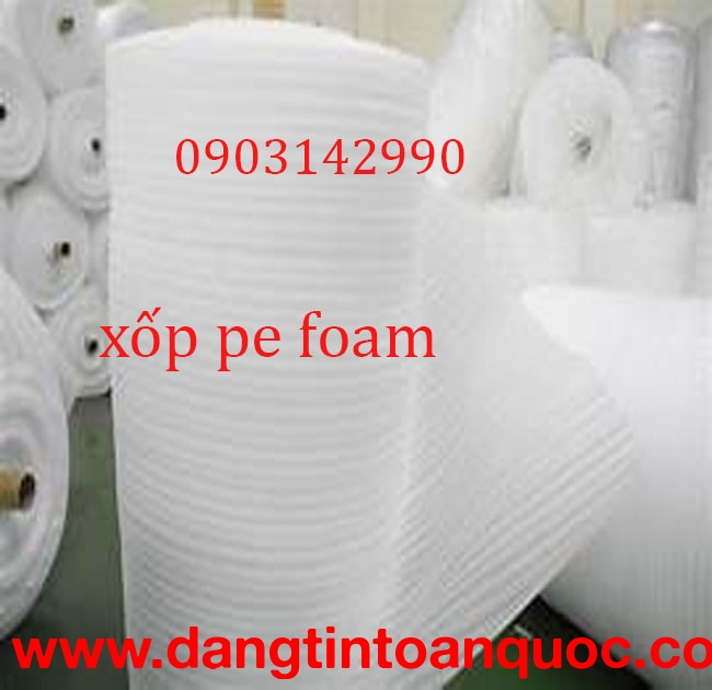 CƠ SỞ SẢN XUẤT MÚT XỐP PE FOAM 8MM DÙNG ĐỂ ÉP KHUÔN ĐỊNH HÌNH CHO HỘP MỸ PHẨM 