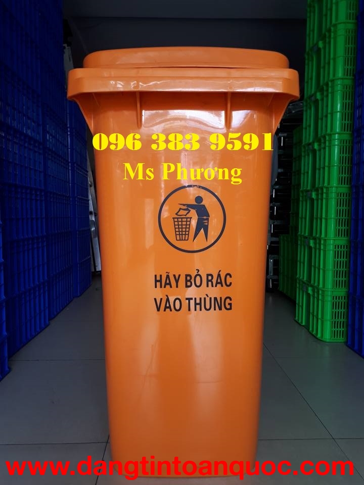 Thùng rác nhựa  đựng rác thái y tế, rác thải công nghiệp giá tốt TPHCM