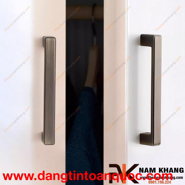 Tay nắm tủ dạng thanh vuông hiện đại NK026 | F-Home NamKhang