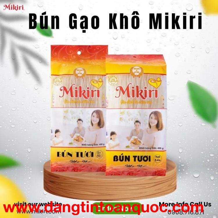 Bún Mikiri - Giải pháp dinh dưỡng cho thực đơn