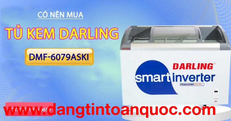 Có nên mua tủ kem Darling DMF-6079ASKI