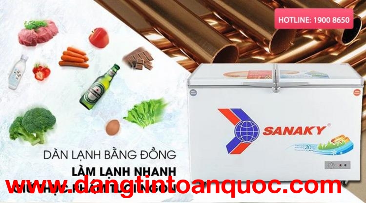 Phân tích chi tiết tủ đông Sanaky VH-2299W1