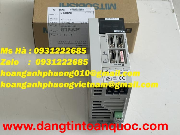 Bộ driver 0.6kW nhập mới MDS-B-SVJ2-06 mitsubishi