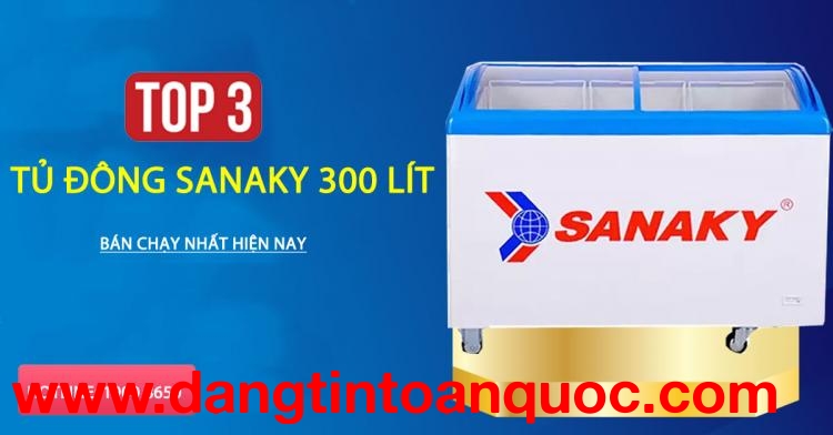 Top 3 tủ đông Sanaky 300 lít bán chạy nhất hiện tại