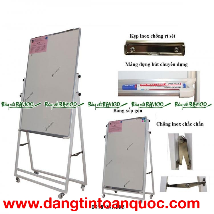 Bảng flipchart viết bút lông từ Ceramic