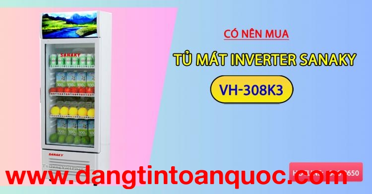 Có nên tìm tủ mát Inverter Sanaky VH-308K3