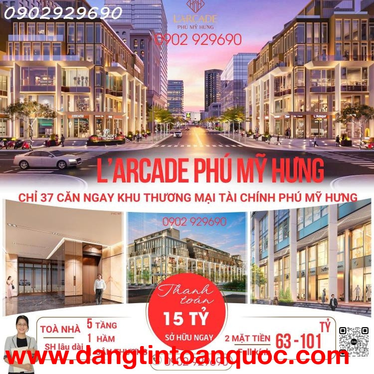 Dự án thấp tầng trong Khu CBD Phú Mỹ Hưng - Chỉ 37 căn - Sở hữu lâu dài 0902 929690