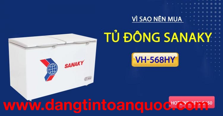 Tại sao nên tìm tủ đông Sanaky VH-568HY