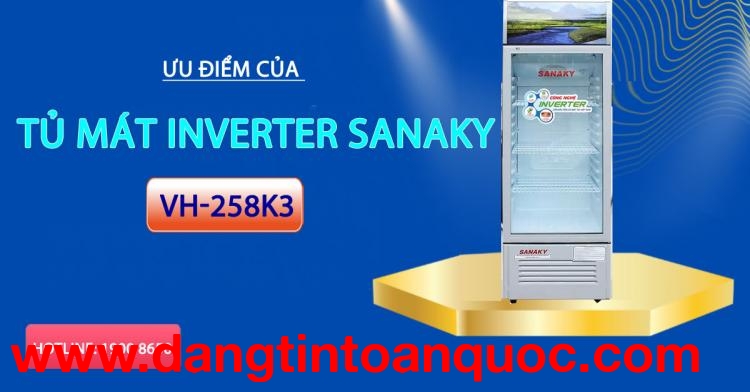 Ưu thế của tủ mát Inverter Sanaky VH-258K3