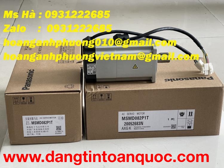 Hoàng Anh Phương | MSMD082P1T panasonic | động cơ servo 750W