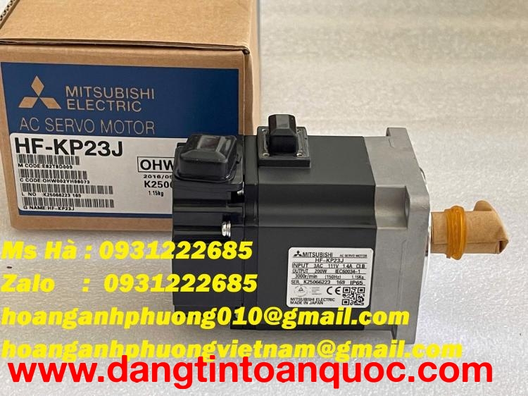 Mitsubishi - Japan servo motor HF-KP23J chính hãng 