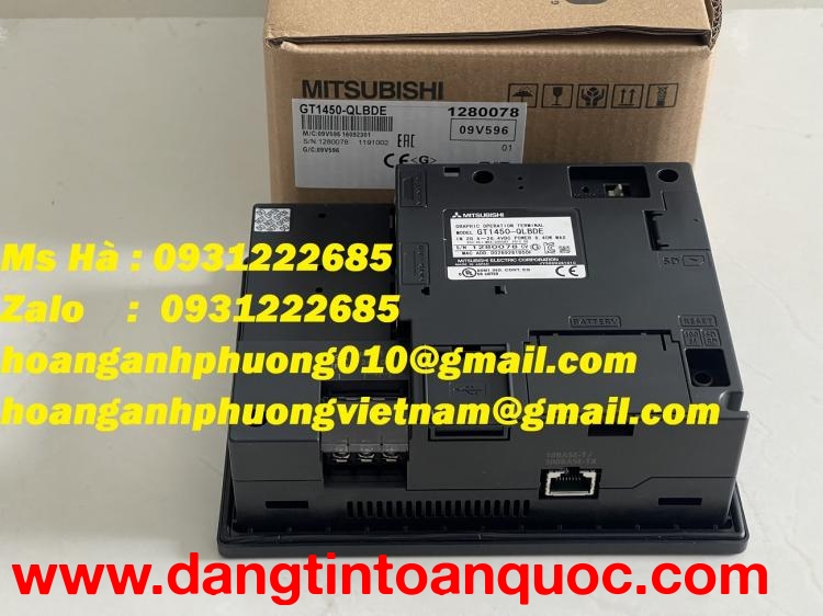 Bán toàn quốc dòng GOT1000 series GT1450-QLBDE HMI mitsubishi