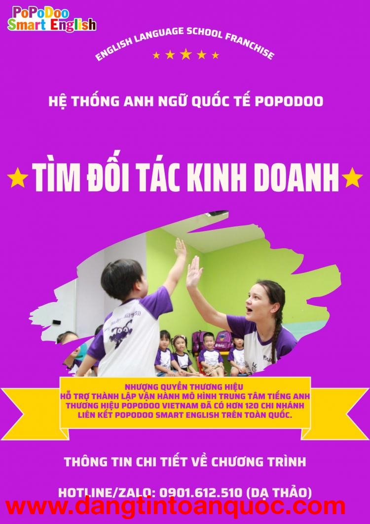 Hợp Tác Khởi Nghiệp, Hỗ Trợ Thành Lập Trung Tâm Anh Ngữ Có Sẵn Mô Hình Và Thương Hiệu Kinh Doanh Uy 