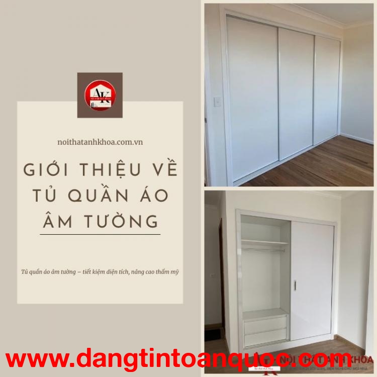 Tủ Quần Áo Âm Tường