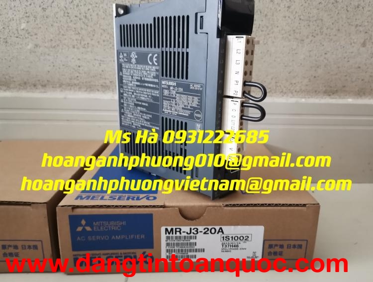 Driver 200W | MR-J3-20A | Hoàng Anh Phương bán chuyên mitsubishi