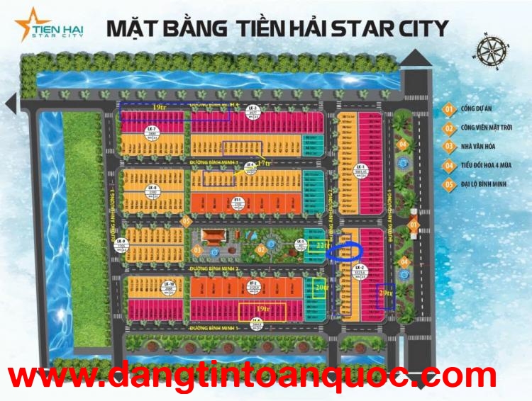 Chính chủ bán đất đẹp khu đô Star City – Bắc Đồng Đầm, nằm đối diện khu công nghiệp Tiền Hải Viglace