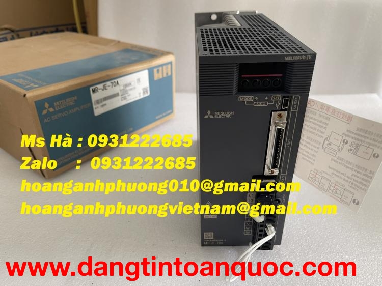 Điện công nghiệp chính hãng | MR-JE-70A mitsubishi | servo driver