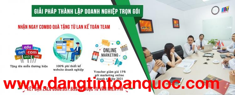 Dịch vụ thành lập công ty, doanh nghiệp, hộ kinh doanh giá rẻ toàn quốc