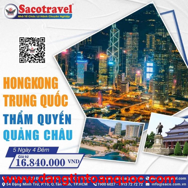 Tour Hồng Kong - Thâm Quyến - Quảng Châu 